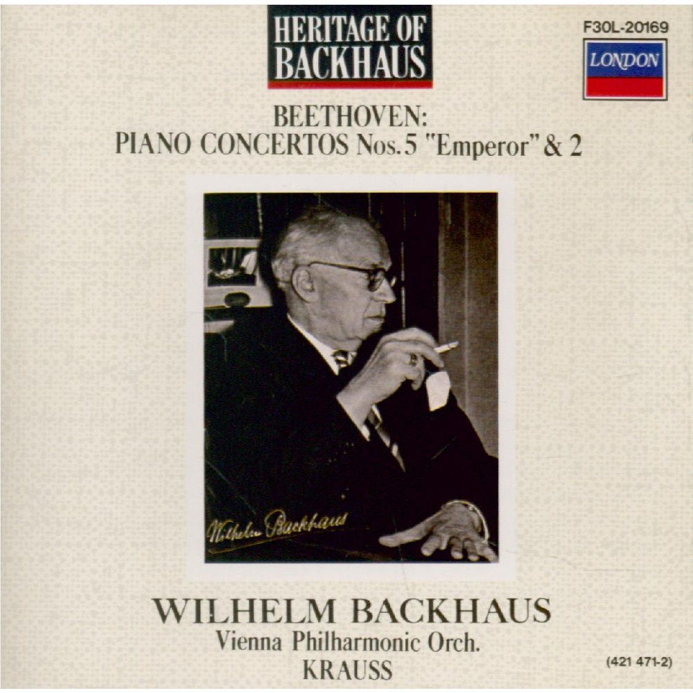 BEETHOVEN - Backhaus - Concerto pour piano n°5 en mi bémol majeur op.73 Import Japon..